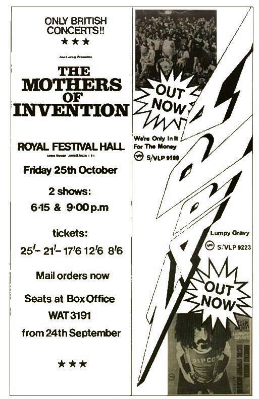 25/10/1968Royal Festival Hall, London, UK